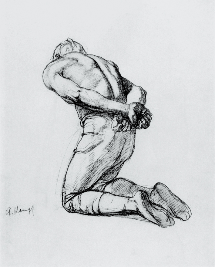  阿尔图尔·康波夫 Arthur kampf —— 跪着的男人